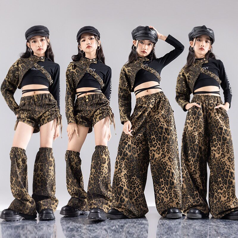 女童爵士舞女团走秀演出服套装