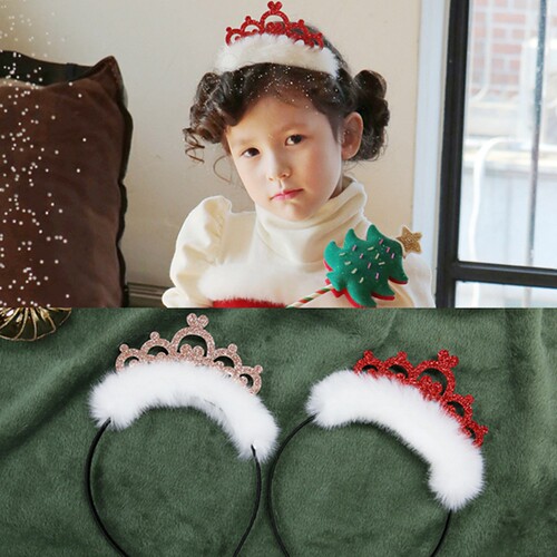 女孩子圣诞节闪亮发箍儿童头饰