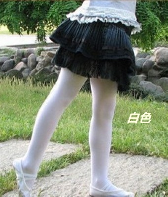 薄款女童天鹅绒透气彩色打底袜