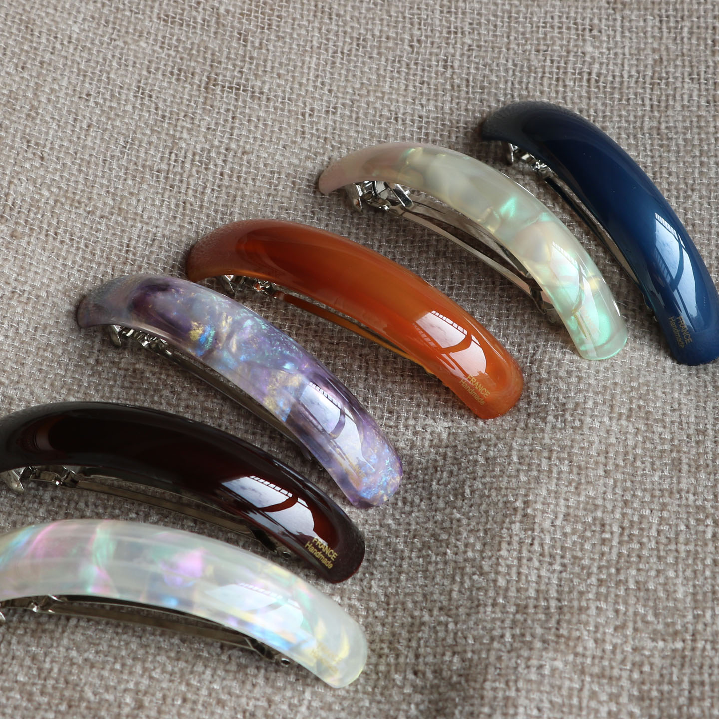 低马尾半抓夹韩国醋酸抓夹半圆