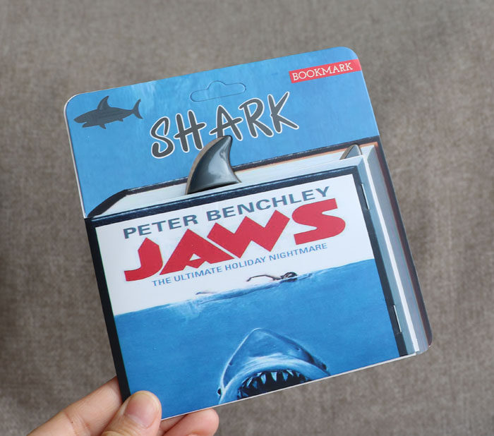 爱上阅读凶猛立体3d大鲨鱼 书签 文具
