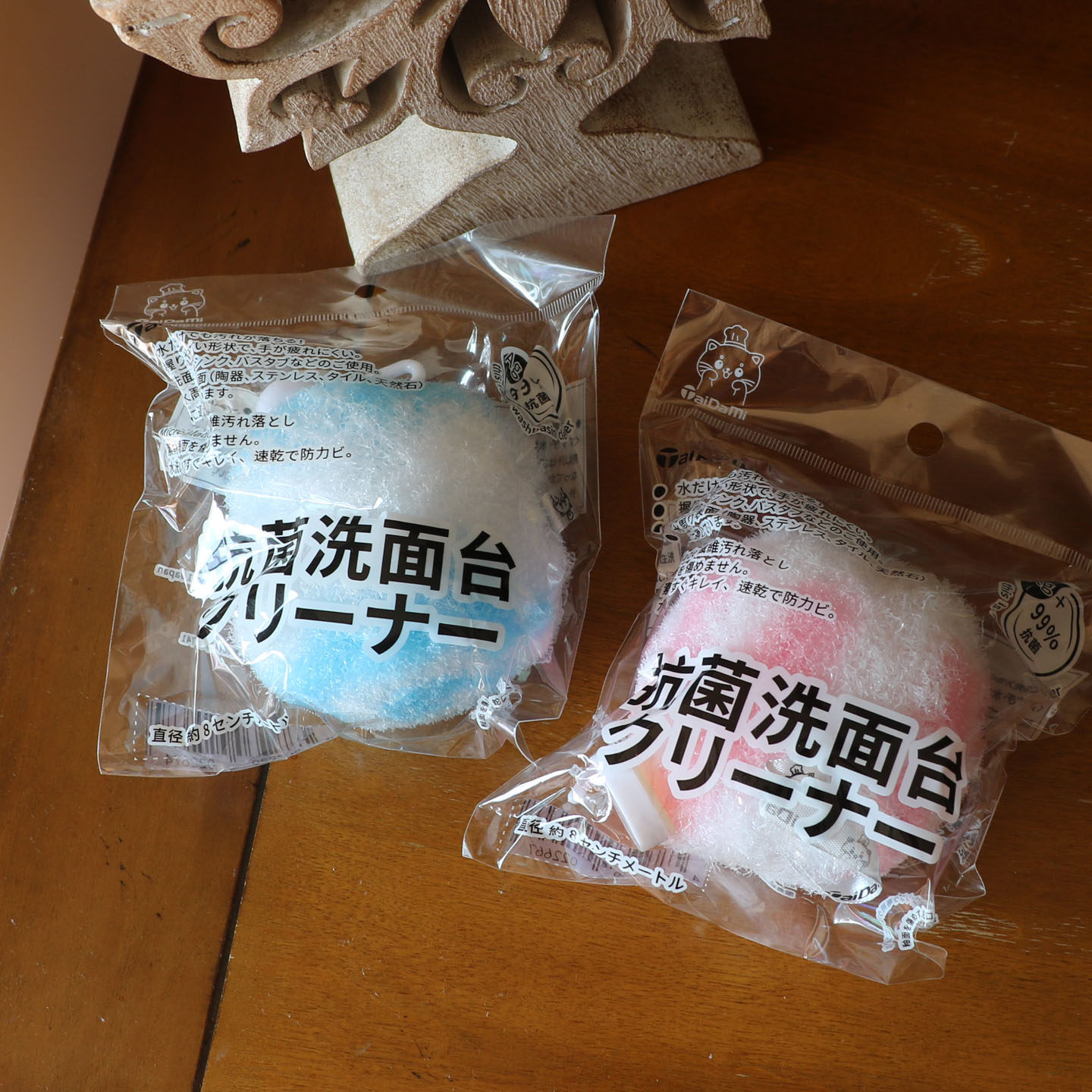 抗菌纤维丝~浴室卫生间水台洗手盆去污去水渍清洁球海绵擦