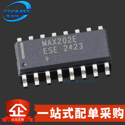 原装 MAX202EESE+T SOIC-16 RS-232收发器芯片 120Kbps 4.5V~5.5V