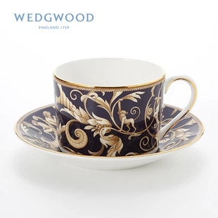 英国Wedgwood玮致活Cornucopia丰饶之角骨瓷咖啡杯一杯一碟礼盒装