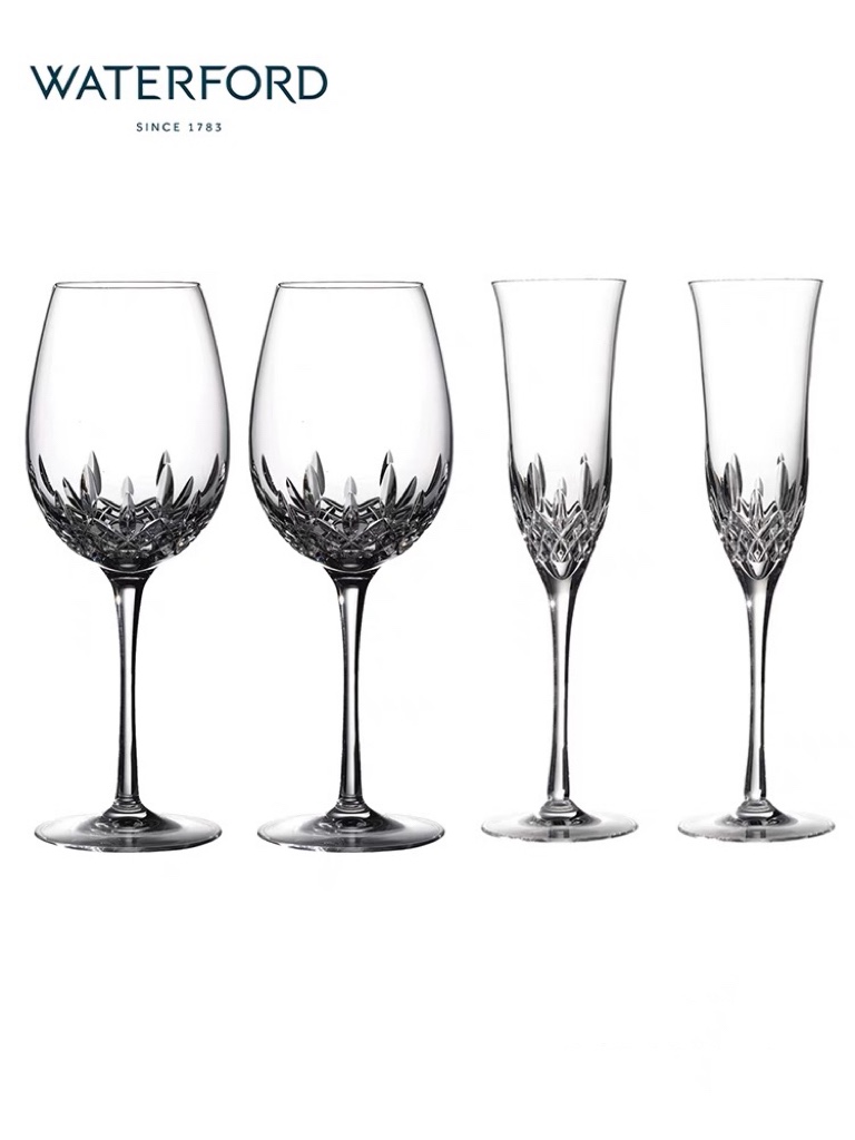 waterford利斯莫尔精粹香槟杯高脚酒杯红酒杯奢华高档结婚礼物