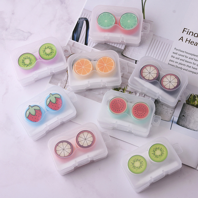 水果贴片隐形眼镜美瞳盒方便携带
