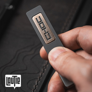 老铁匠CHOC巧克力推牌 指尖直推黑科技玩具金属解压推牌 EDC玩具