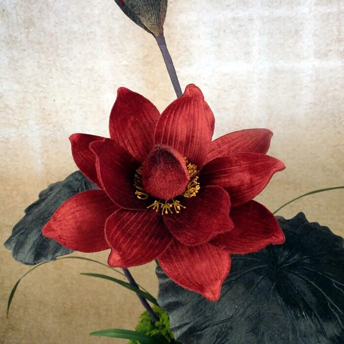 高仿大荷花佛堂供花仿真花假花莲花佛花禅意艺术插花