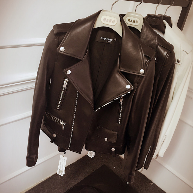 Babyfur 必败~新西兰绵羊皮皮衣SLP风格机车情侣真皮夹克外套男女,女装/女士精品,皮衣,淘宝优惠券,粉丝福利购,淘宝优惠卷