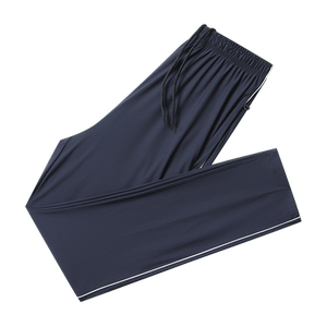 校裤一条杠校服裤子初高中学生男女春夏季薄款男士运动长裤深蓝色