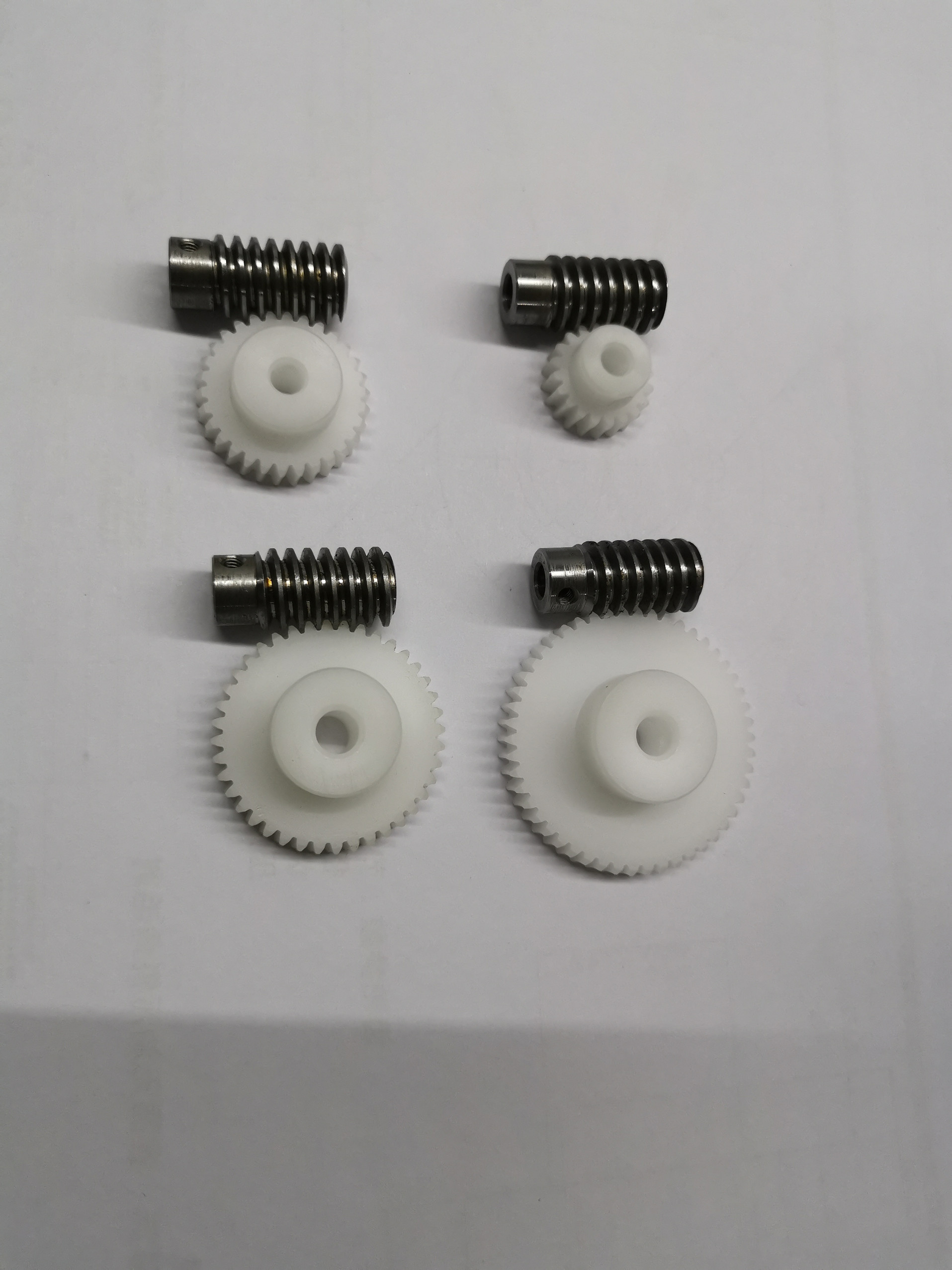 优质 标准精密蜗轮POM蜗杆45钢0.8模20/30/40/50齿现货批量供应