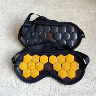 韩国托玛琳热敷眼罩USB红外线碳纤维麦饭石护眼罩锗石养生护眼带