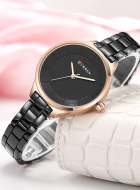 CURREN/卡瑞恩9015女士手表女表 外贸热卖女表时尚手表女