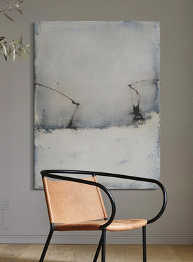 原创手绘WKJ.苍野3｜新中式禅意油画wabisabi侘寂装饰画民宿挂画