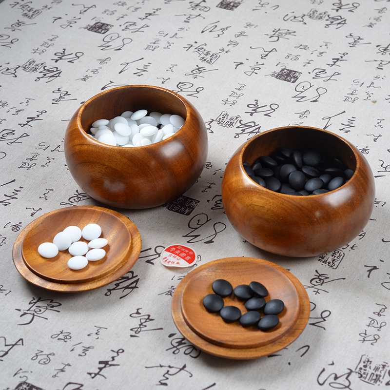 围棋套装双面新云子精选大号金楸木棋罐实木棋盒碁笥玉子纹楸