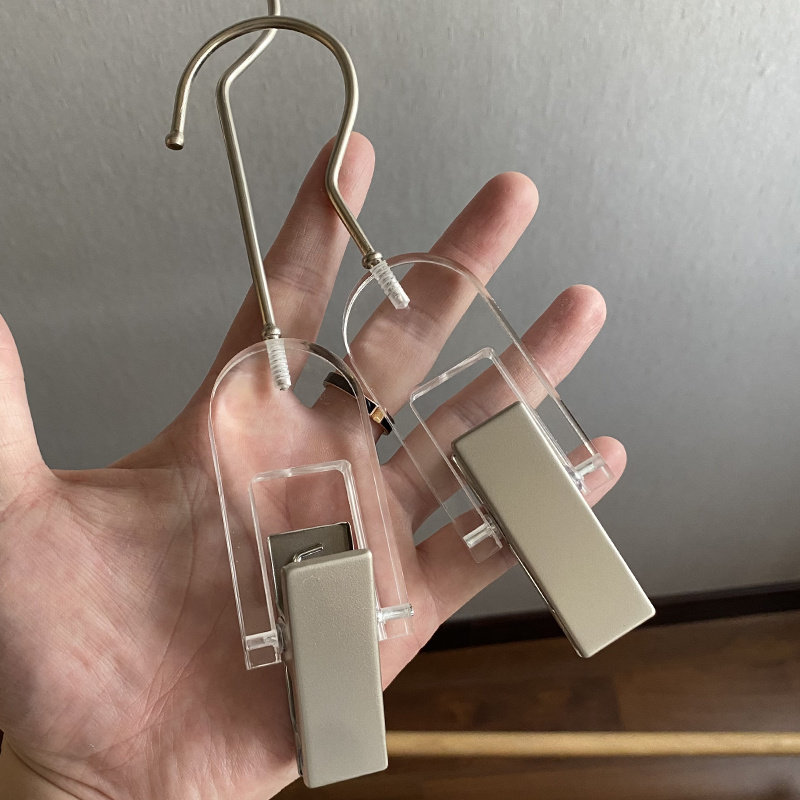 亚克力透明面料夹头纱夹子鞋影楼挂头子海报鞋实木S钩围巾挂架,收纳整理,其他收纳,淘宝优惠券,粉丝福利购,淘宝优惠卷
