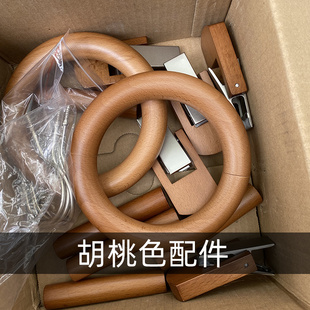 影樓掛服裝 店雜志夾 夾ins夾子鞋 胡桃色頭紗夾圍巾掛架木質鞋