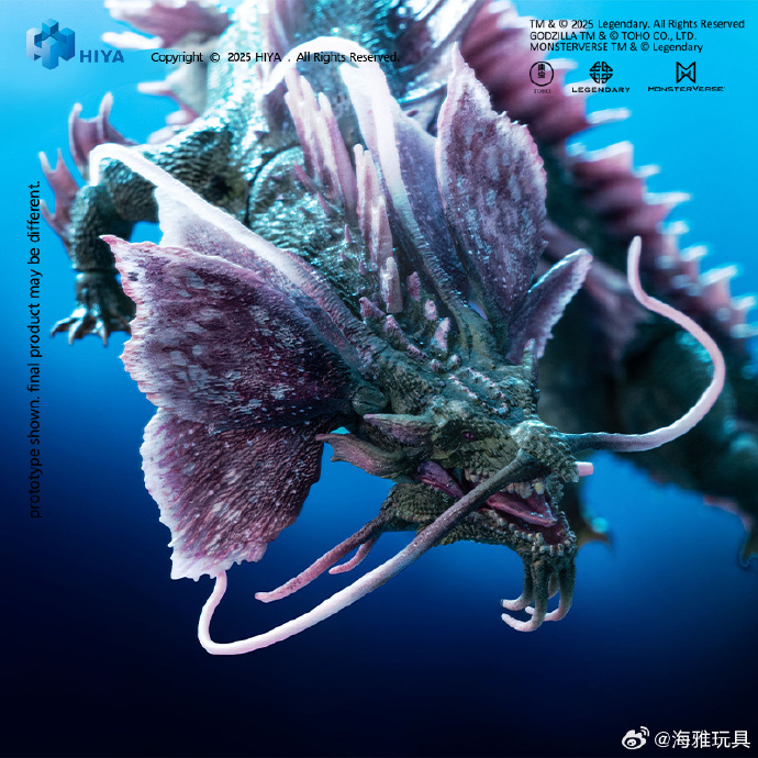 海雅HIYA 哥斯拉大战金刚2 帝国崛起 提亚马特 手办 先行定金
