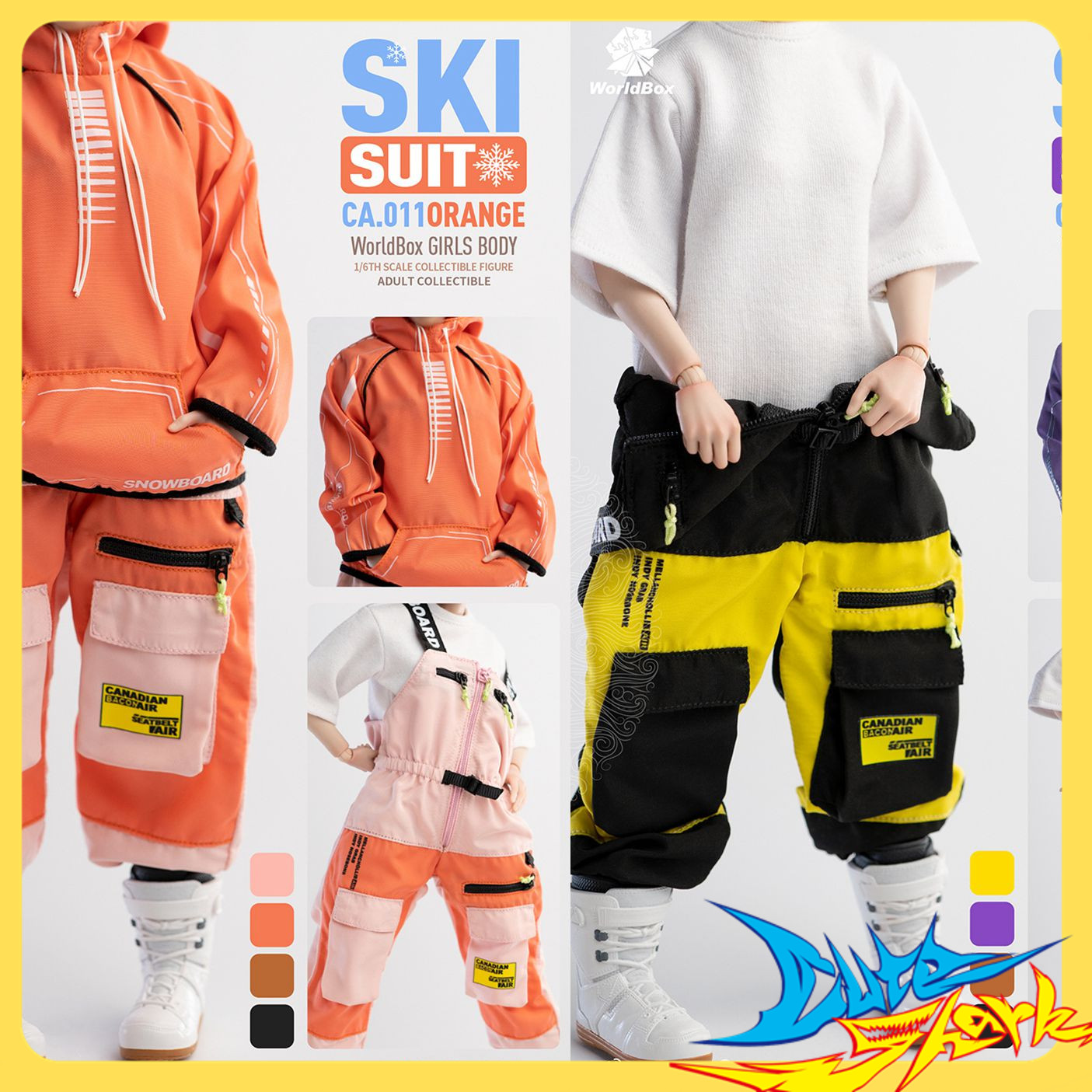 Worldbox冬日雪服滑雪鞋