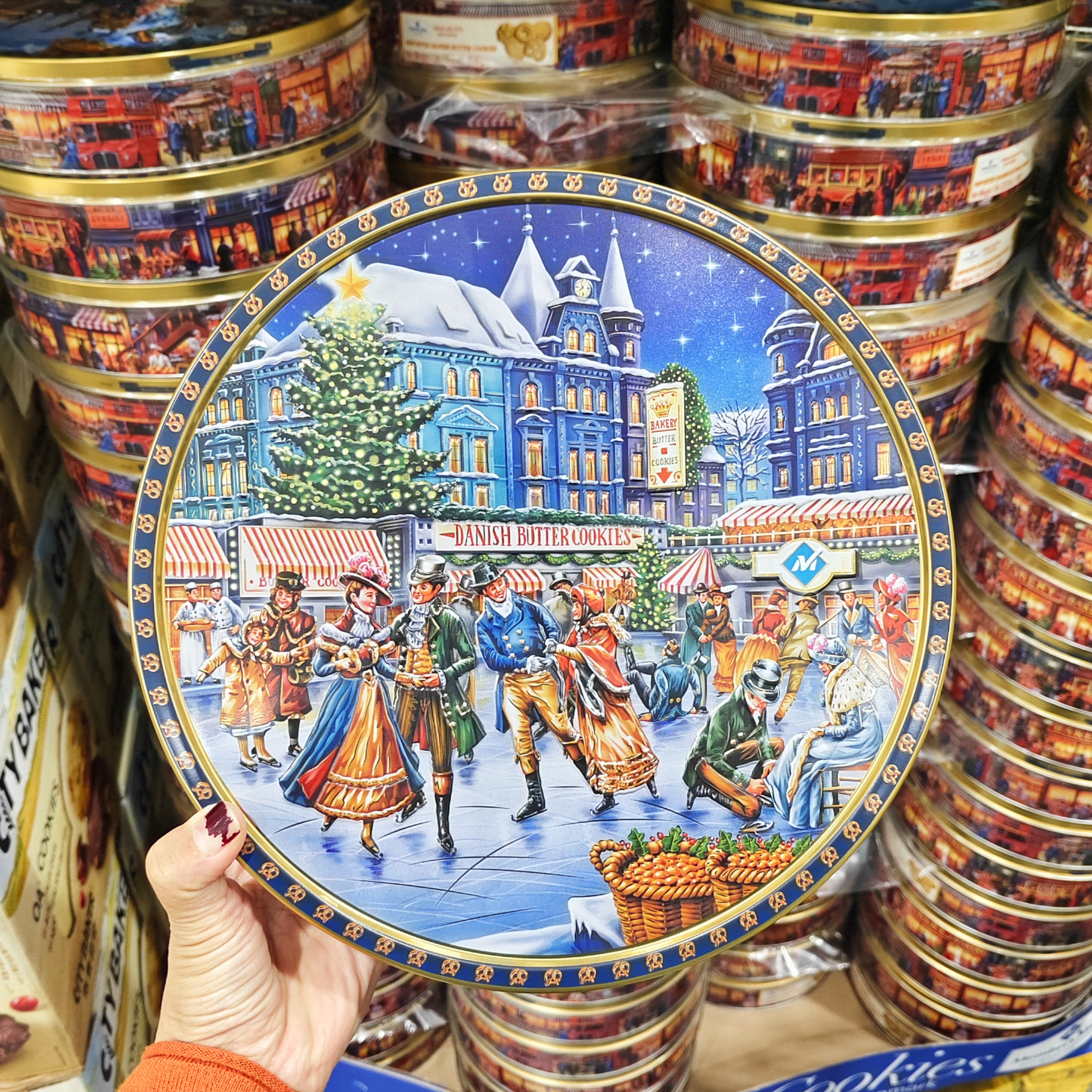 山姆代购丹麦原装进口MM黄油曲奇饼干908g奶香浓郁 精美礼盒装