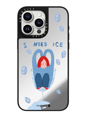 C家联名Eggplants淋雨一起走插画师MagSafe磁吸苹果16pro适用iPhone17promax手机壳潮牌15plus防摔14保护套13