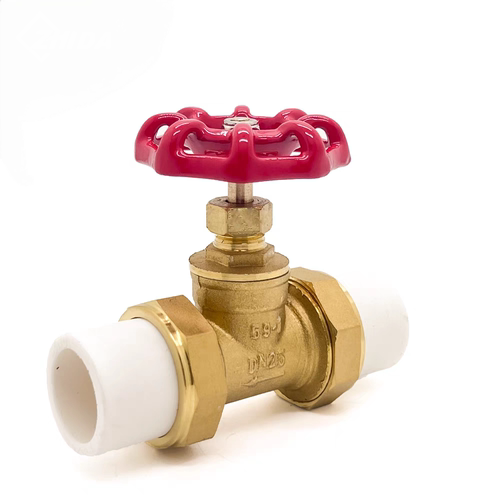 热熔PPR双活接铜截止阀PPR闸阀