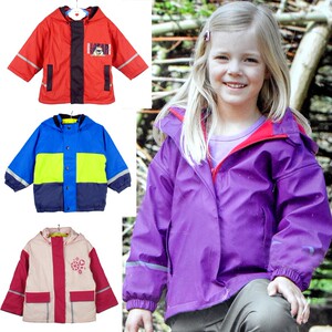儿童冲锋衣幼儿园男女童户外防雨防水服宝宝加厚PU滑雪服春秋雨衣