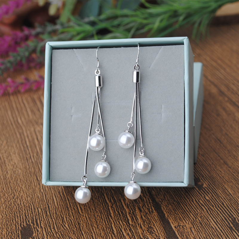 百搭风瘦脸流苏超仙网红款贝珠