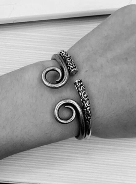 民族风紧箍咒钛钢能量情侣手环