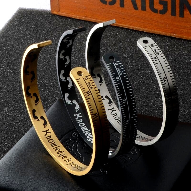 日韩版潮牌个性男女简约钛钢手镯