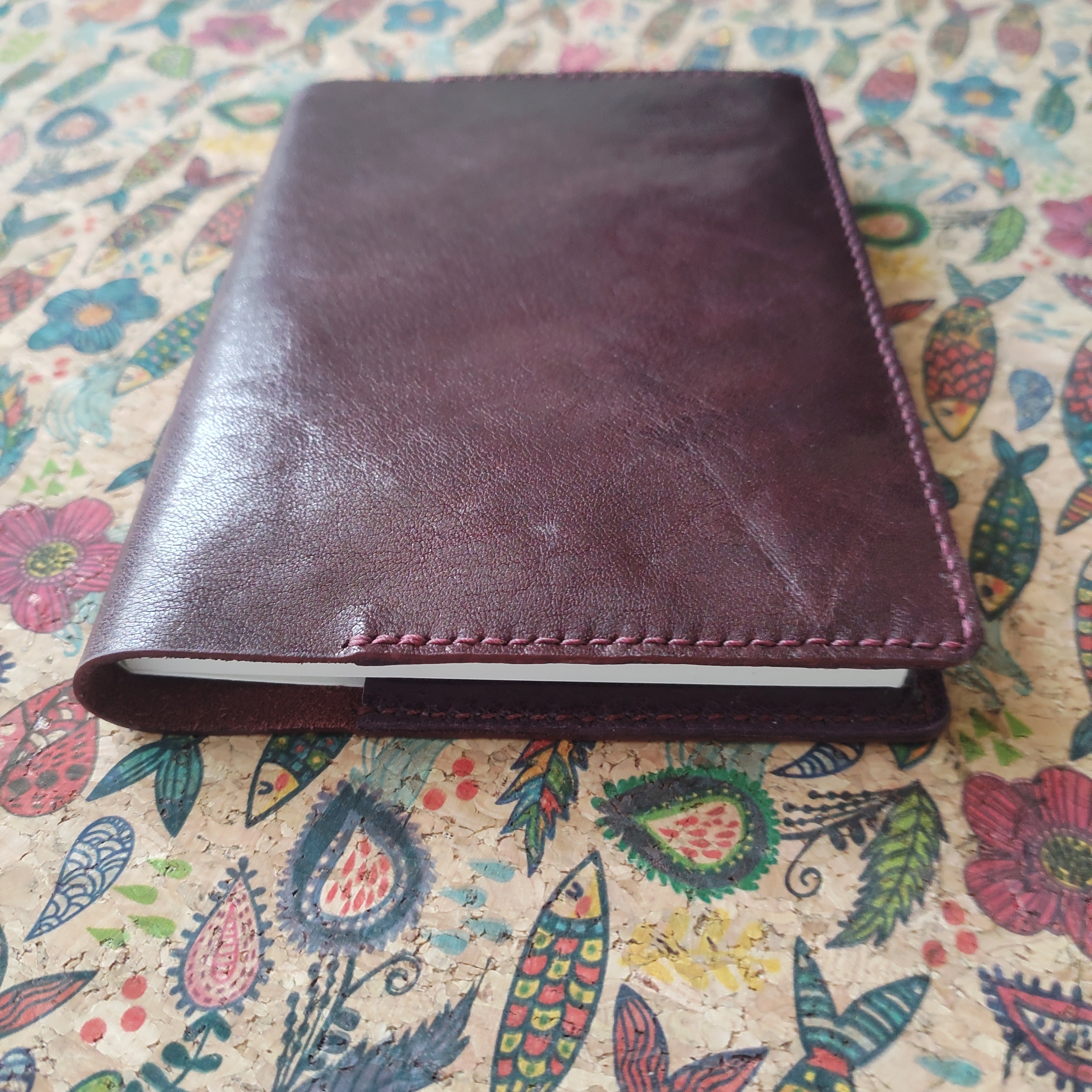 定页本 定页笔记本 手帐 书衣 A6 手工真皮