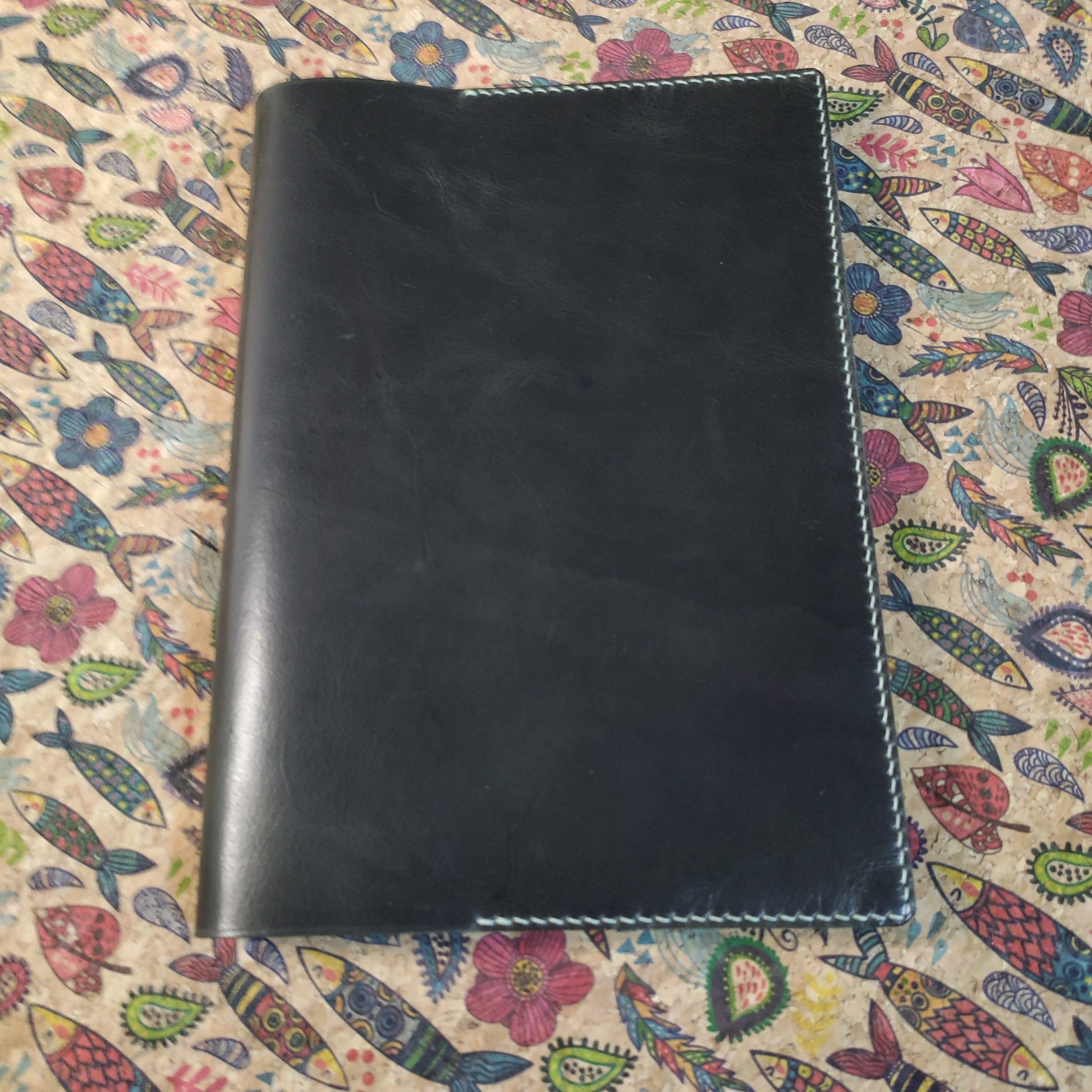 定页本定页笔记本手帐书衣A5植鞣