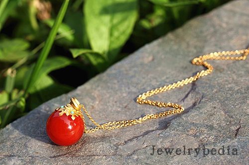 jewelrypedia保山樱桃红18k金