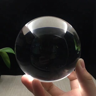 直径10CM!全净体玻璃体超透亮天然白水晶球(装饰、摆件、居家)