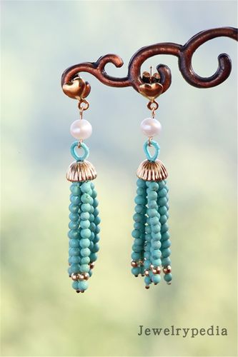 jewelrypedia配珍珠编织14k包金