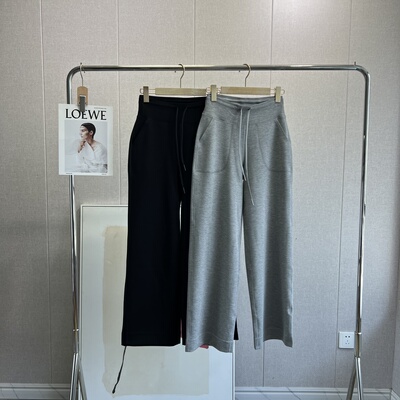 lu+炒鸡大平替舒服收赘肉加宽松紧平腰直阔腿爆瘦soft空气休闲裤