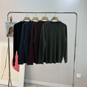 帅气百搭 秋冬25新 羊毛羊绒衫 男士 毛衣高品质简约圆领套头针织衫