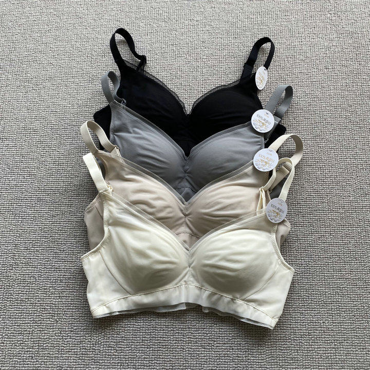 王炸美腻100真丝内里 舒适聚拢防下垂收副乳无钢圈性感文胸罩内衣