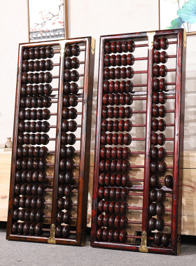 一米二全实木新款隔断支持定制定做各种尺寸和颜色超大珠珠算算盘