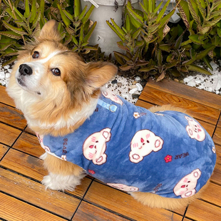 宠物衣服秋冬新款柯基法斗比熊雪耐瑞厚衣服加绒全新狗用品冬装潮