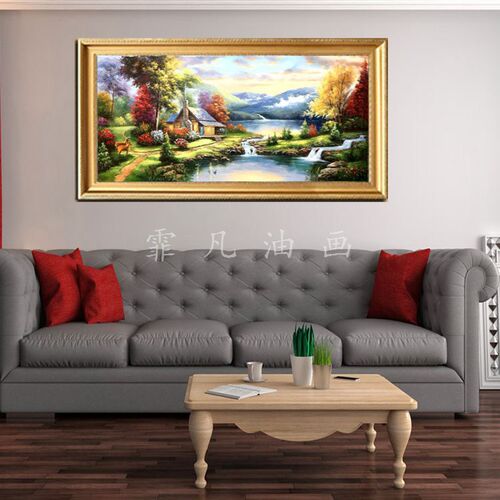 『霏凡油画』画家直销纯手工绘制托马斯风景画作 FF-TMS-01