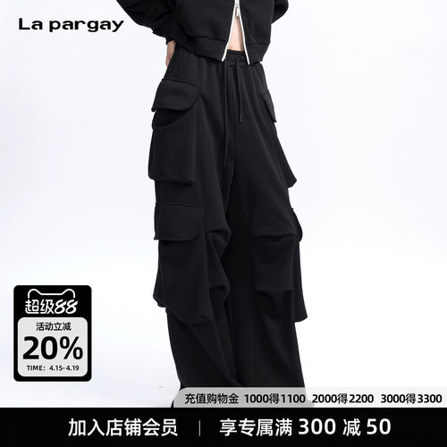 Lapargay 【收集痕迹】多口袋机能工装裤 立体口袋 L75302604V