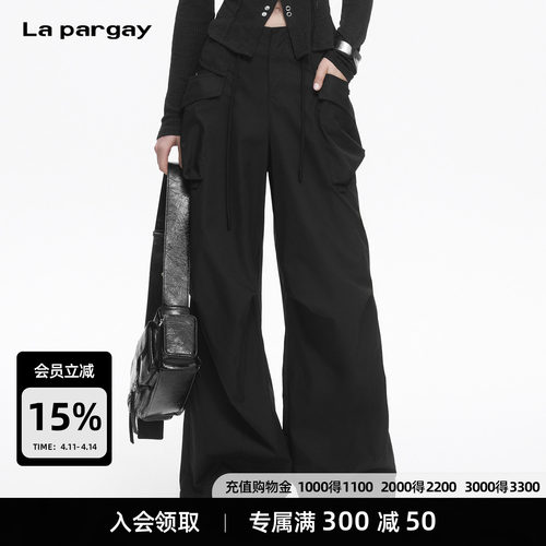 Lapargay 立体口袋工装裤 都市街头 大体量口袋设计 L78102601V