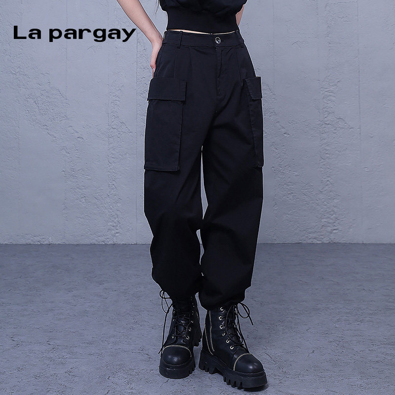 纳帕佳多口袋工装裤设计感直筒休闲长裤2026新款个性时尚萝卜裤,女装/女士精品,休闲裤,淘宝优惠券,粉丝福利购,淘宝优惠卷