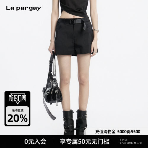 Lapargay可调节腰带短裤裙显腿长