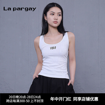 lapargay套头修身吊带背心