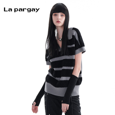 lapargayV领针织衫领券满减