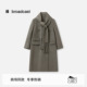 羊毛呢外套女冬新款 播商场同款 宽松中长款 双面呢大衣BDS4AD4784