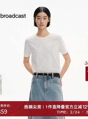 播商场同款休闲宽松航海短袖T恤女春夏上衣BDS2YD2528