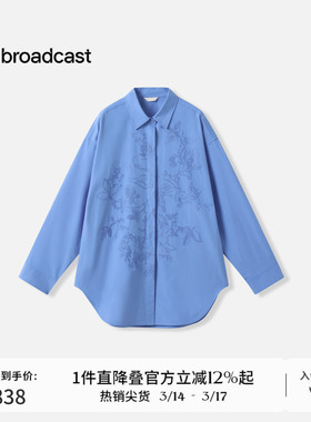 播清爽通勤宽松衬衫秋季新款独特别致气质女士上衣BDS3CD3283